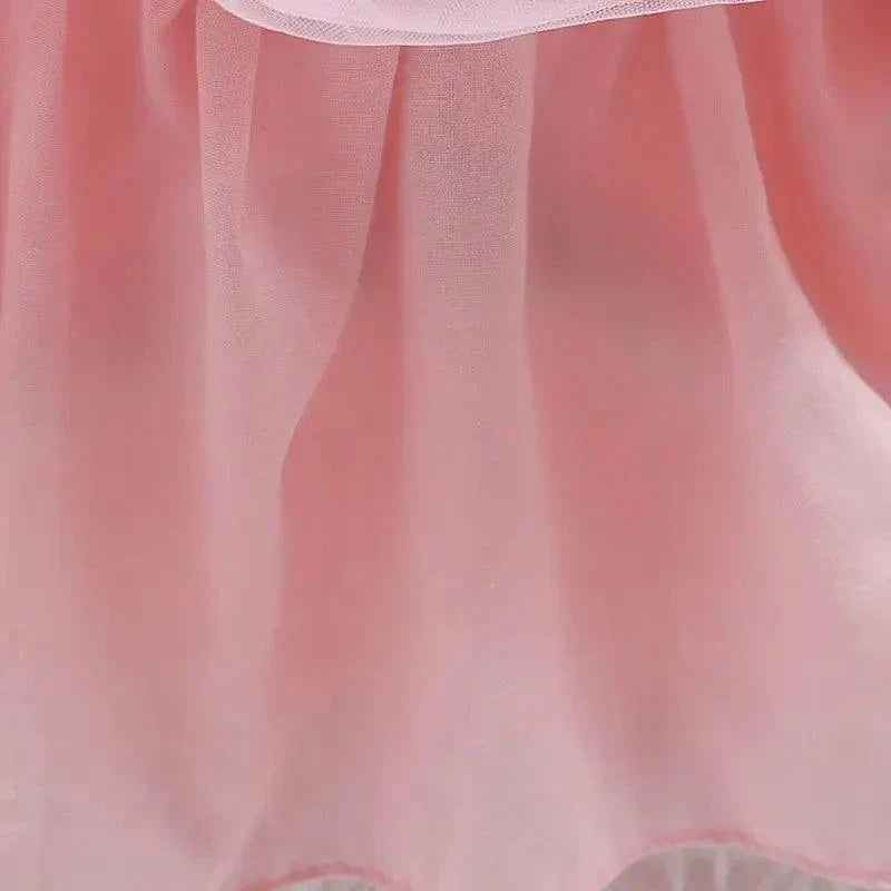 Baby Girl Summer Short Sleeve Princess Party Dresses