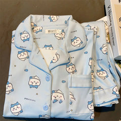 Chiikawa Hachiware Cute Pajamas Set