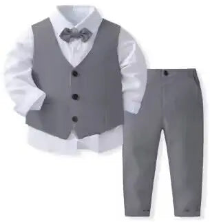 Gentleman Outfits Birthday Costume for Boy