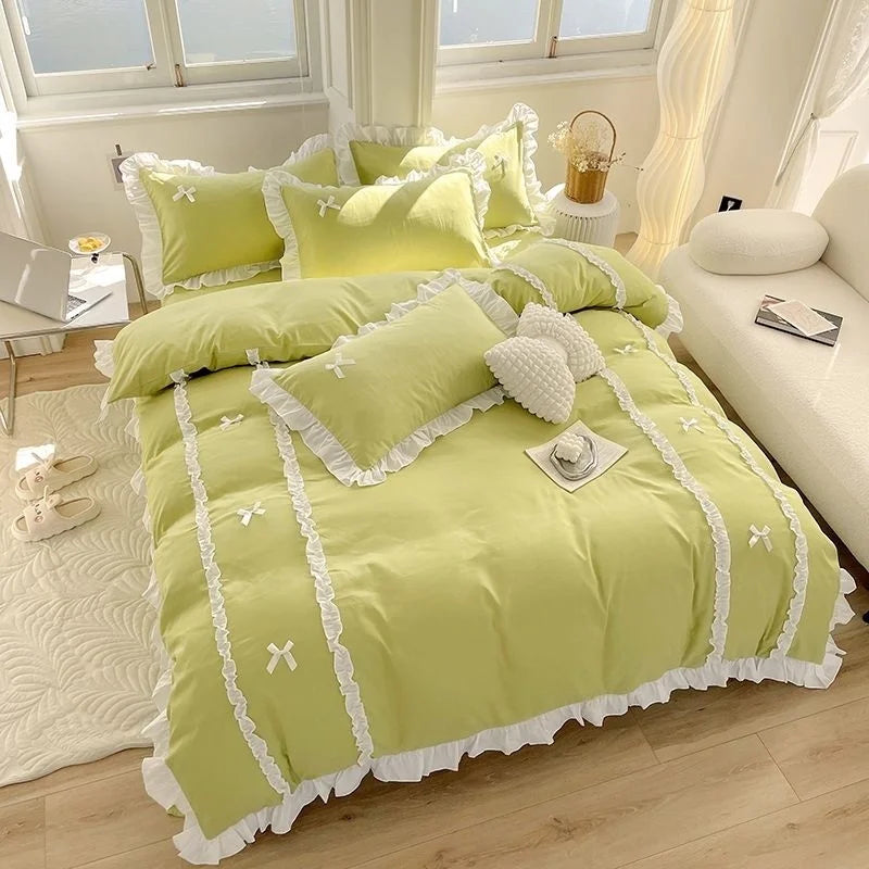 Fashionable Princess Style Lace Bedding Sets
