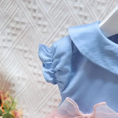 Baby Girl Summer Short Sleeve Princess Party Dresses