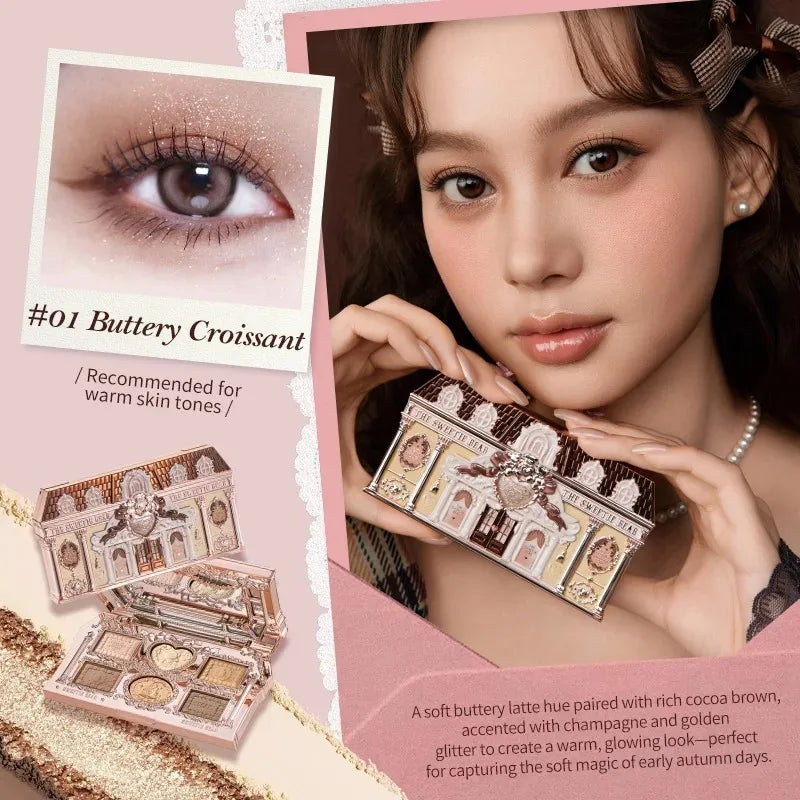 Flower Knows SWEETIE BEAR Highly Pigmented Eye Makeup Palette