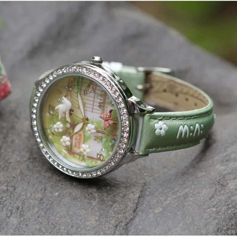 Fashion Ladies Luxury Hand-made Quartz Wristwatches
