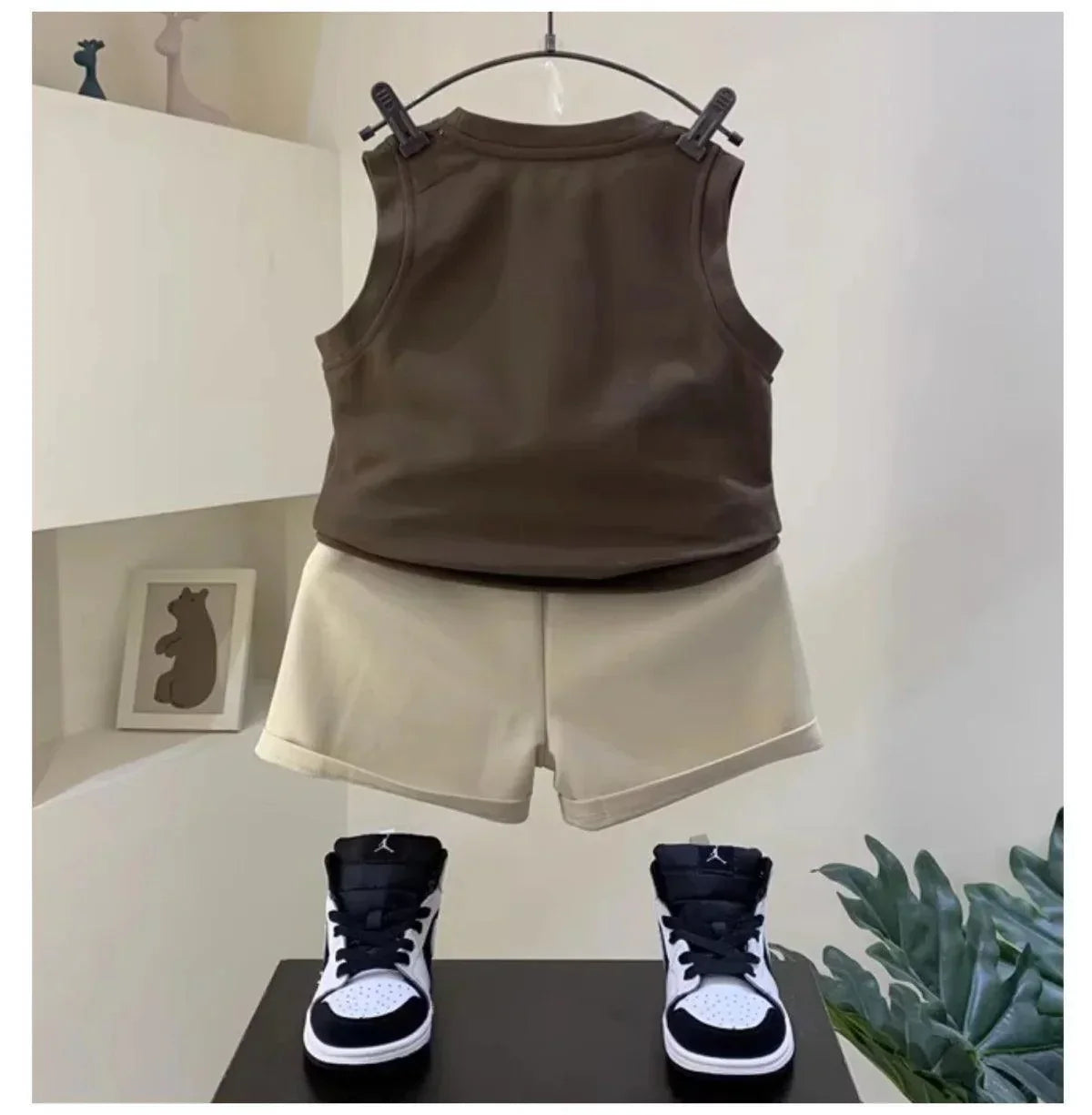 Fashionable Boys T-shirt and Shorts 2-piece Outfits