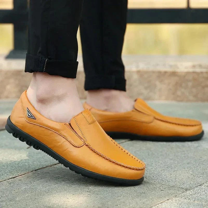Genuine Leather Men Casual Shoes