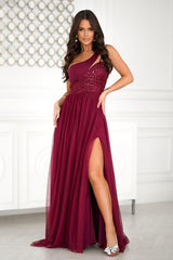 Elegant Stiffened Top Long dress