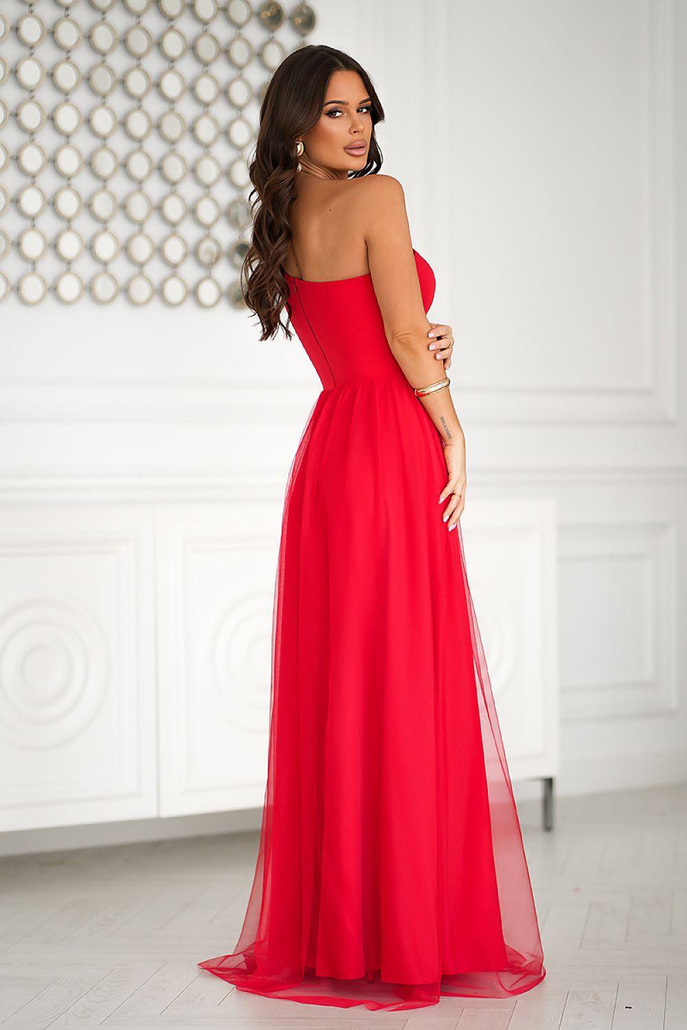 Elegant Stiffened Top Long dress