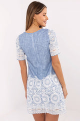Elegant Subtle Print Formal Daydress