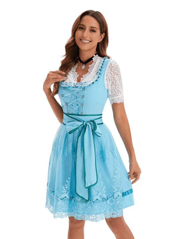 German Munich Oktoberfest Women's Printed Beer Dress