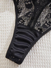 Halloween Skull Lace One Piece Leotard