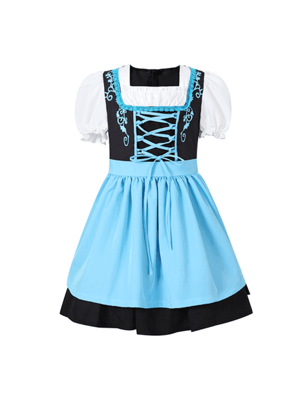 Children's beer festival skirts multi-color costumes dress