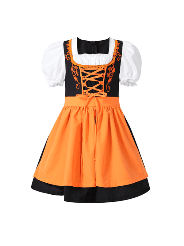 Children's beer festival skirts multi-color costumes dress