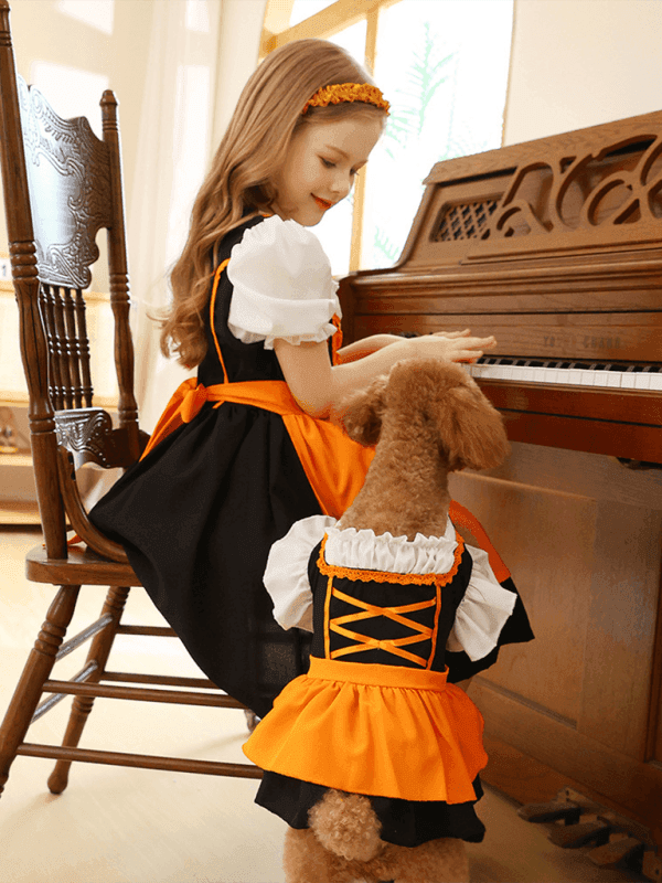 Children's beer festival skirts multi-color costumes dress