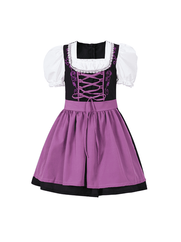Children's beer festival skirts multi-color costumes dress