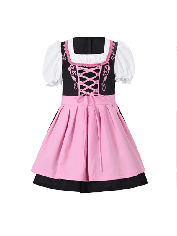 Children's beer festival skirts multi-color costumes dress