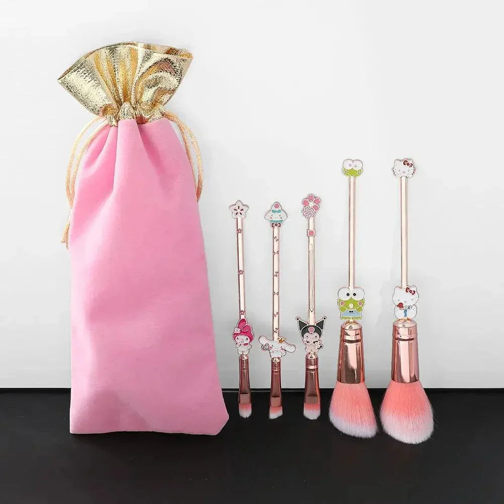 Cartoon Character Cosplay Prop Makeup Brushes Tool 5pcs/set